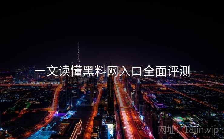 一文读懂黑料网入口全面评测